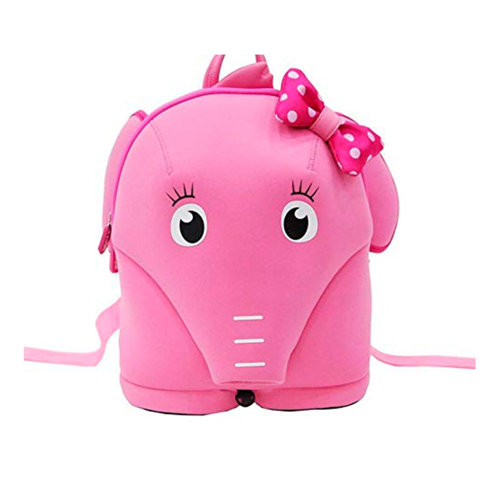MOCHILA INFANTIL ELEFANTE CON MOÑO – DISEÑO DIVERTIDO Y FUNCIONAL