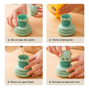 ESPONJA CON DISPENSER DE JABÓN – EFICIENCIA Y COMODIDAD