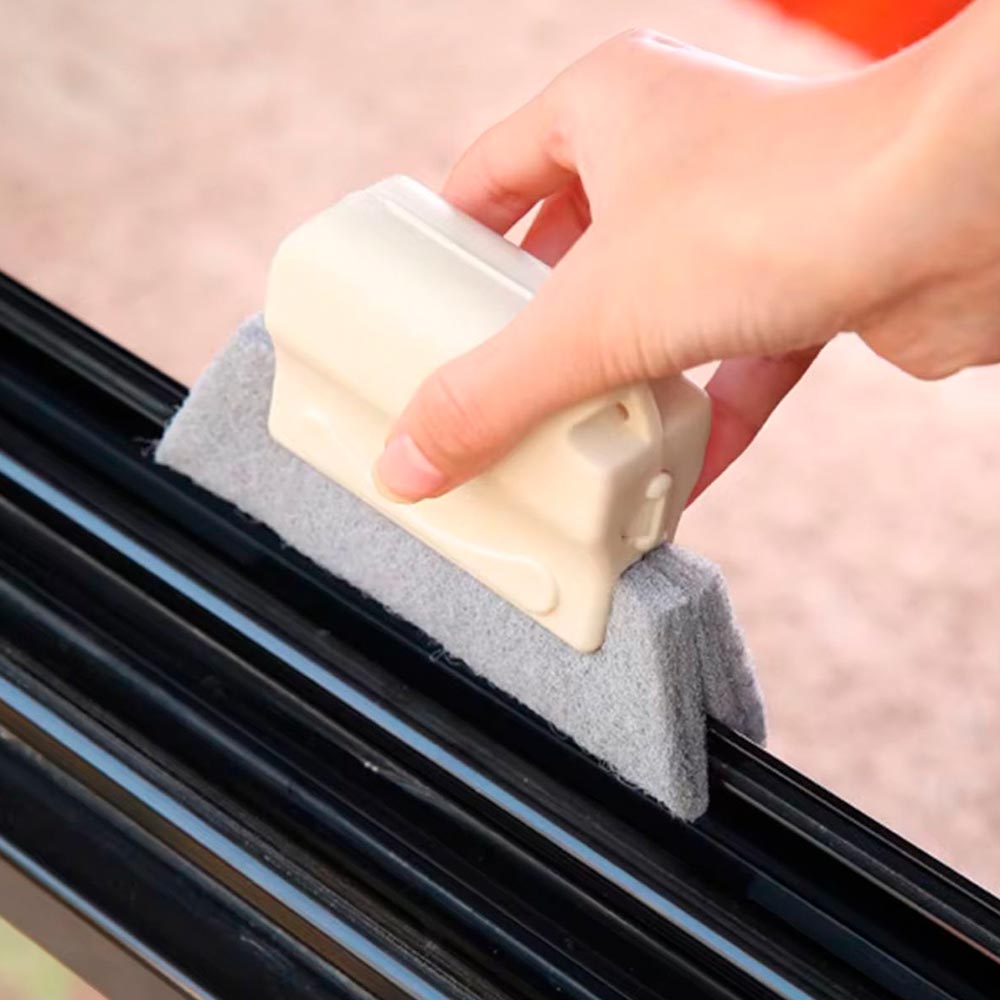 CEPILLO PARA RIEL DE VENTANAS – LIMPIEZA EFICAZ Y DETALLADA