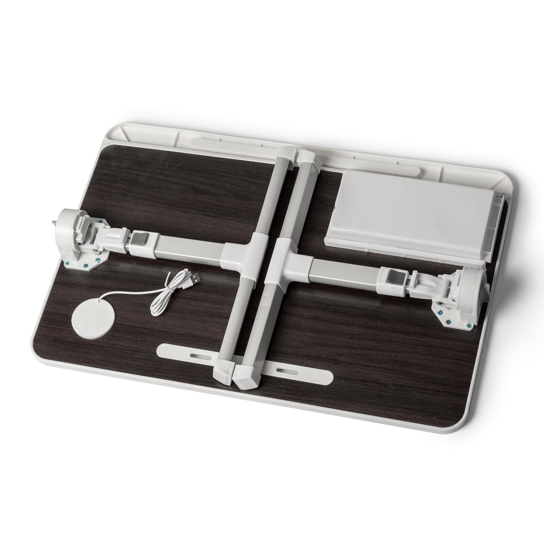 ESCRITORIO PLEGABLE AJUSTABLE PARA CAMA – COMODIDAD Y CONECTIVIDAD USB