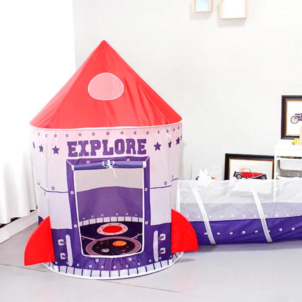 CARPA CON TÚNEL DE JUEGO Y PELOTERO – AVENTURA Y DIVERSIÓN 3 EN 1