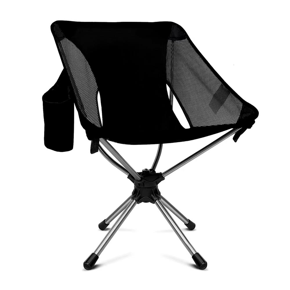 Silla plegable de camping iunik – Ligera, resistente y rotación de 360º