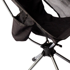 Silla plegable de camping iunik – Ligera, resistente y rotación de 360º