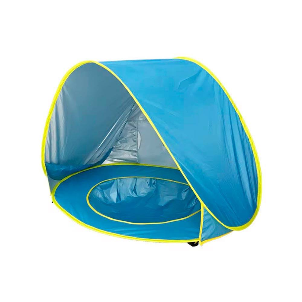 CARPA DE PLAYA PARA BEBÉS CON MINI PILETA UV – PROTECCION Y DIVERSIÓN