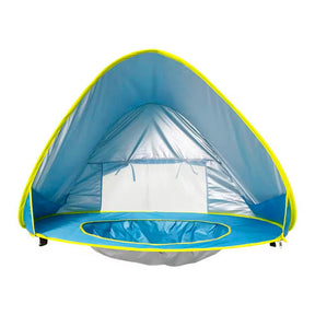 CARPA DE PLAYA PARA BEBÉS CON MINI PILETA UV – PROTECCION Y DIVERSIÓN