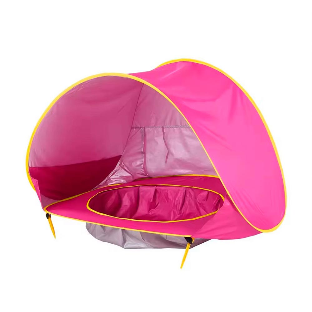 CARPA DE PLAYA PARA BEBÉS CON MINI PILETA UV – PROTECCION Y DIVERSIÓN