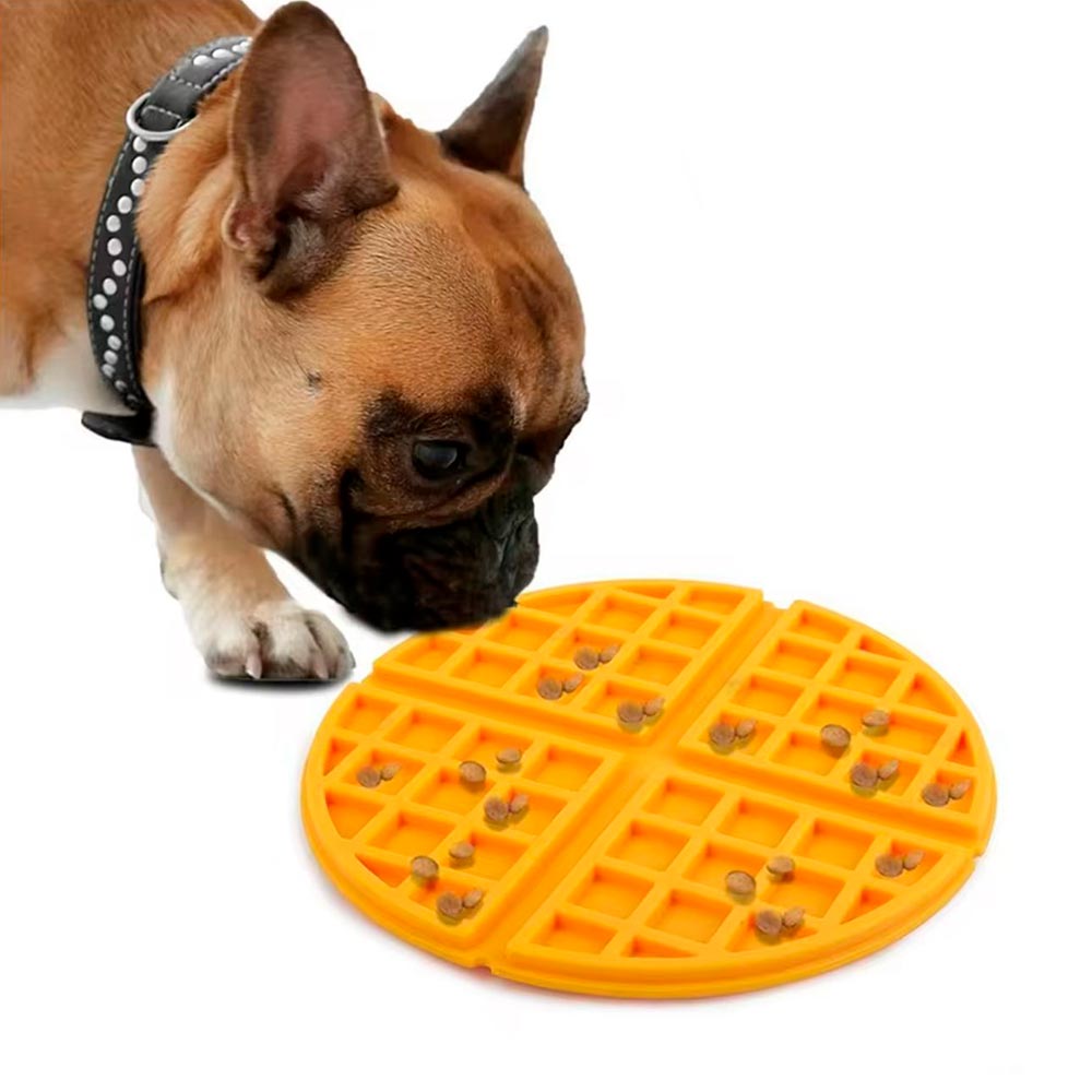 Alfombra interactiva waffle – Come lento y estimula la digestión