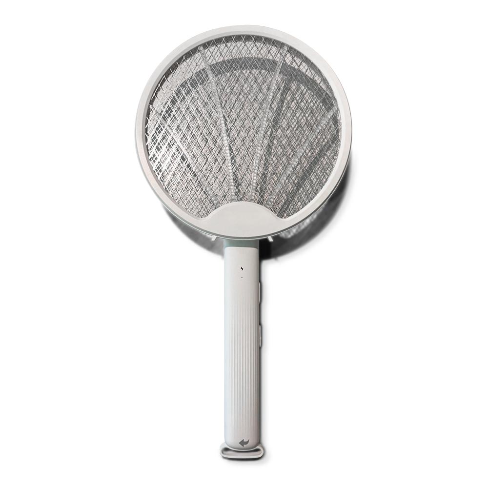 RAQUETA ELÉCTRICA MATAMOSQUITOS USB – 1600 V, LUZ UV Y BATERÍA RECARGABLE