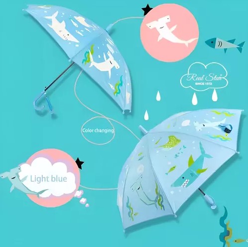 PARAGUAS MÁGICO PARA NIÑOS – CAMBIO DE COLOR Y DISEÑOS DIVERTIDOS