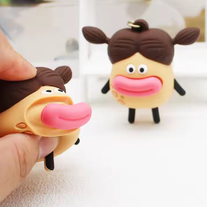 Llaveros de papas squishy de silicona – Diversión y originalidad