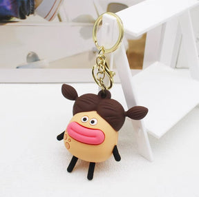 Llaveros de papas squishy de silicona – Diversión y originalidad