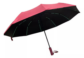 Paraguas plegable reforzado reflectante –  Compacto y resistente