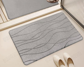 Alfombra de baño de piedra de diatomeas