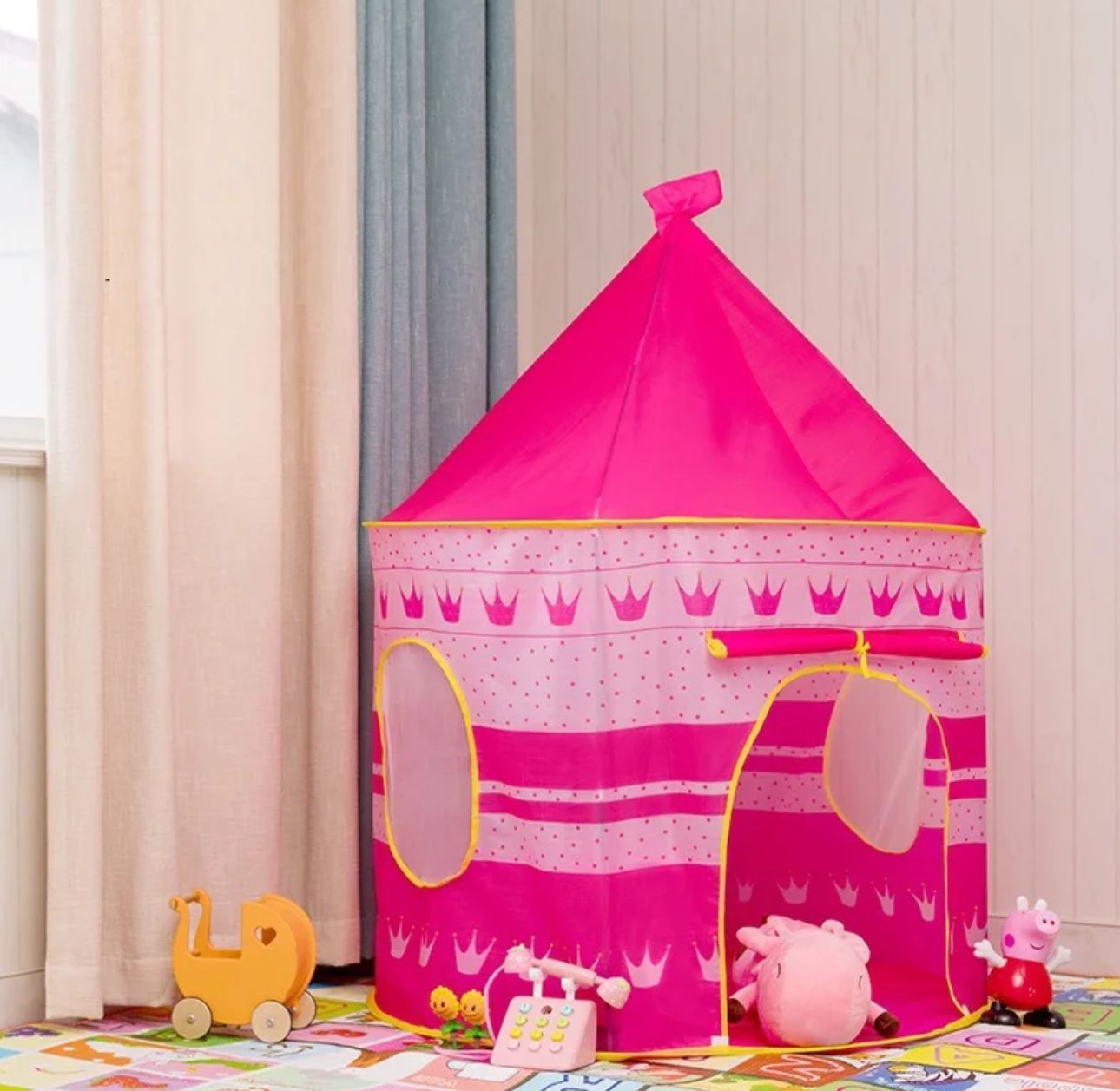 CARPA INFANTIL CASTILLO DE JUEGOS – DIVERSIÓN Y CREATIVIDAD EN UN SOLO ESPACIO