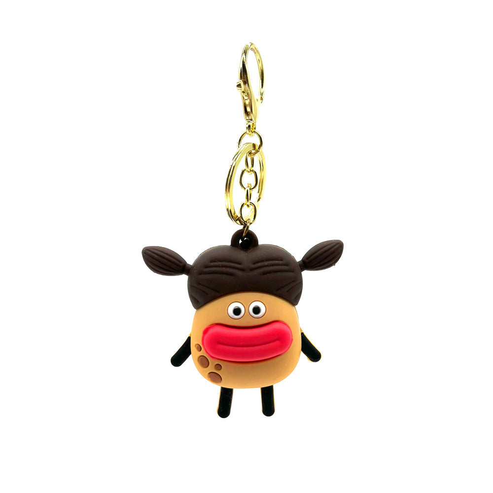 Llaveros de papas squishy de silicona – Diversión y originalidad