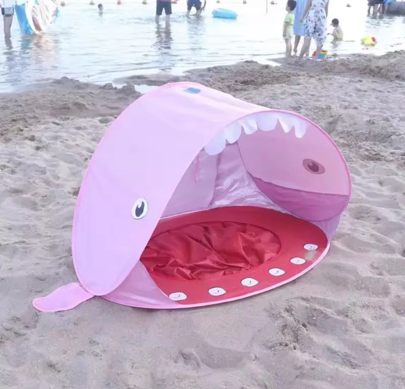 CARPA DE PLAYA PARA BEBÉS DE TIBURON – PROTECCIÓN Y COMODIDAD