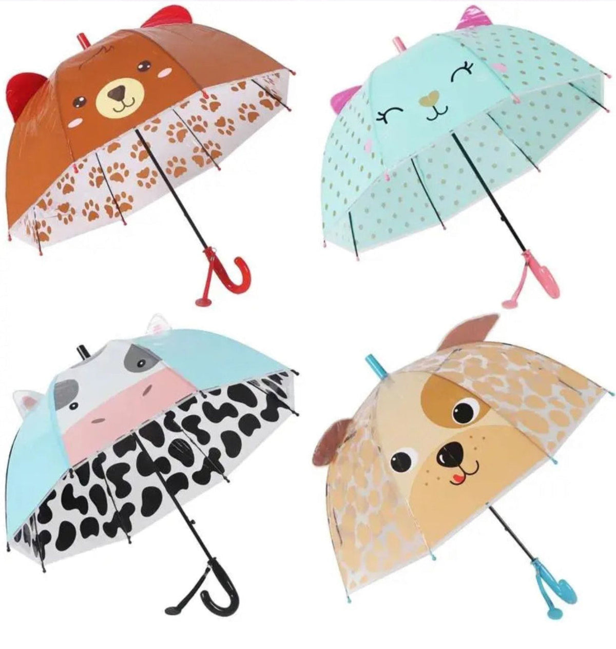 PARAGUAS PARA NIÑOS DE ANIMALES DIVERTIDOS – PROTECCIÓN Y DIVERSIÓN EN LA LLUVIA