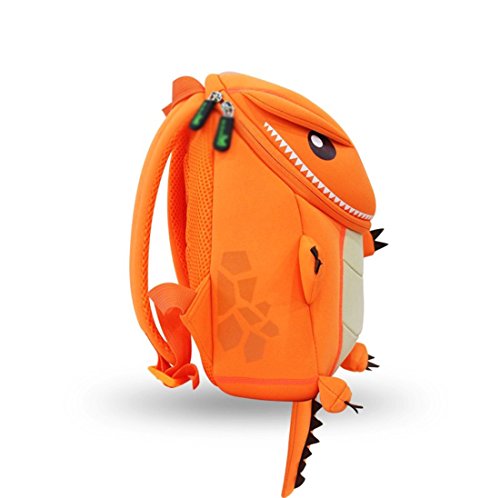 MOCHILA INFANTIL TIRANOSAURIO CHICA – IMPERMEABLE Y DIVERTIDA