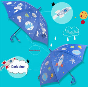 PARAGUAS MÁGICO PARA NIÑOS – CAMBIO DE COLOR Y DISEÑOS DIVERTIDOS