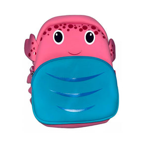 MOCHILA INFANTIL CANGREJO 3D – IMPERMEABLE Y DIVERTIDA
