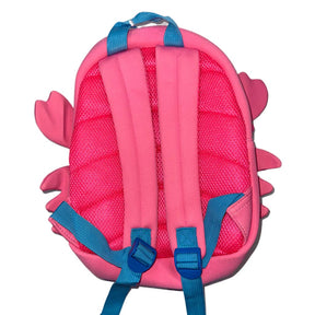 MOCHILA INFANTIL CANGREJO 3D – IMPERMEABLE Y DIVERTIDA