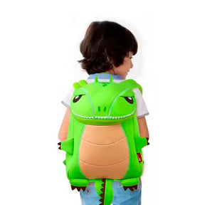 MOCHILA INFANTIL TIRANOSAURIO CHICA – IMPERMEABLE Y DIVERTIDA