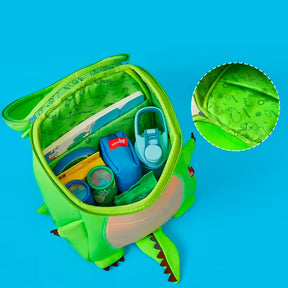 MOCHILA INFANTIL TIRANOSAURIO CHICA – IMPERMEABLE Y DIVERTIDA
