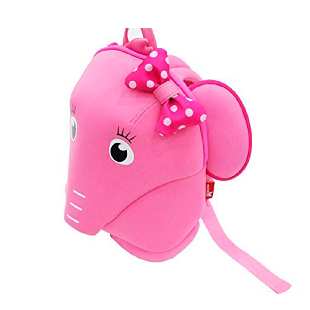 MOCHILA INFANTIL ELEFANTE CON MOÑO – DISEÑO DIVERTIDO Y FUNCIONAL