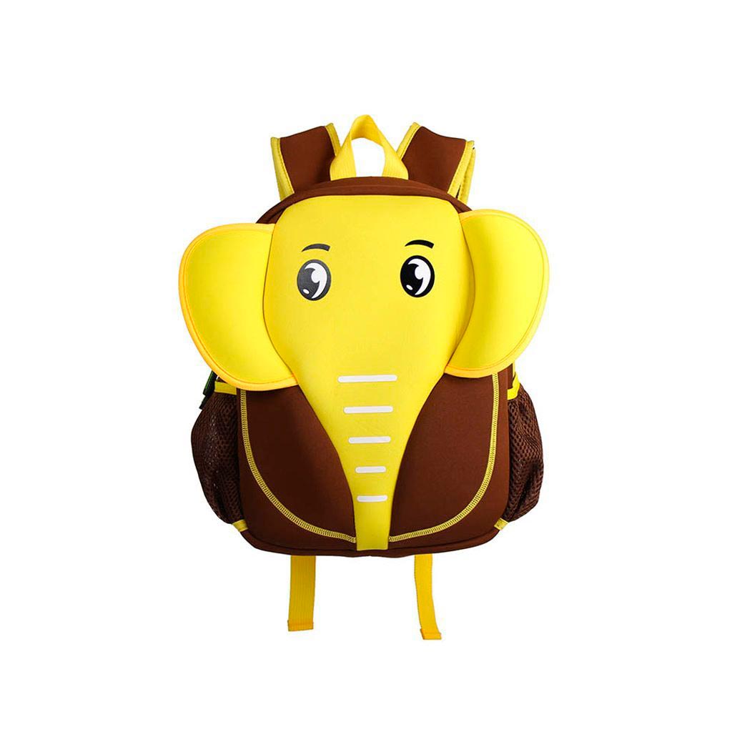 MOCHILA INFANTIL ELEFANTE 3D – DIVERTIDA, IMPERMEABLE PARA JARDIN Y COLEGIO