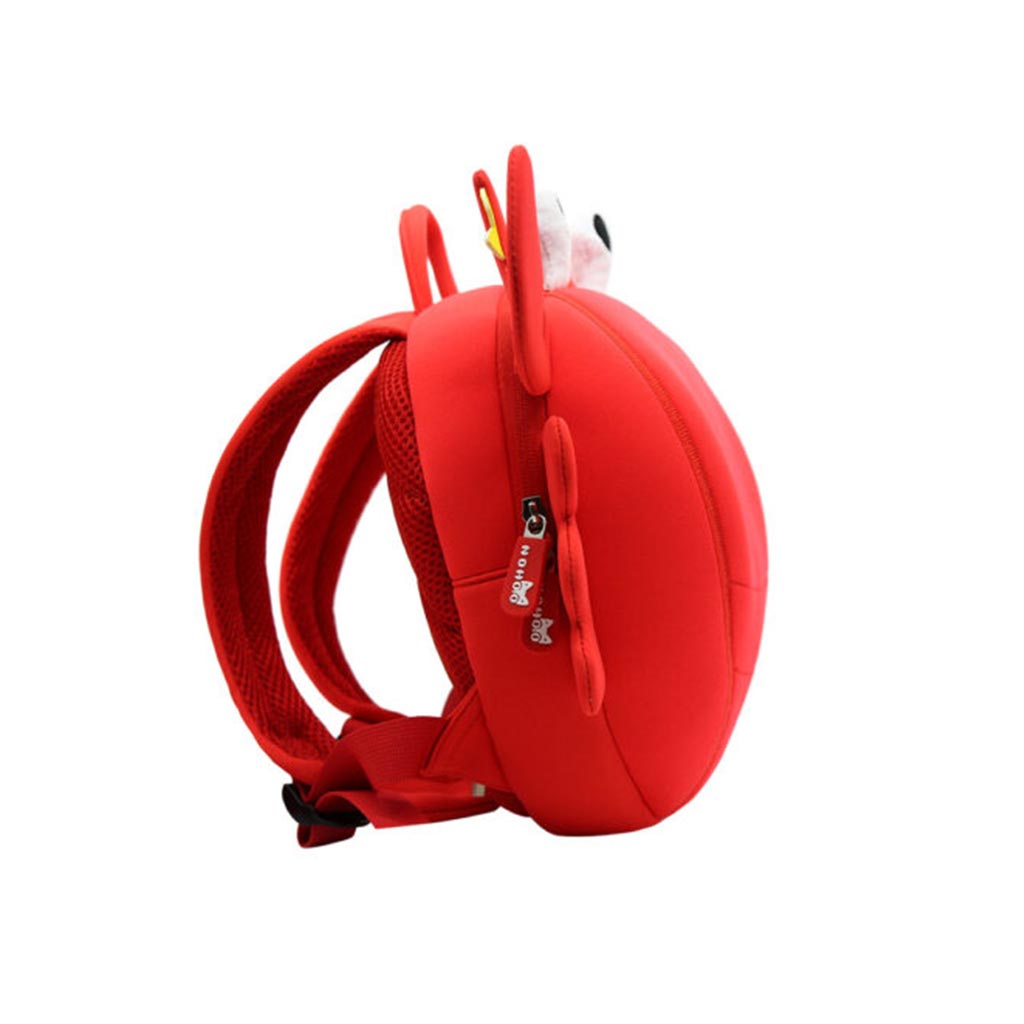 MOCHILA INFANTIL LANGOSTA – DISEÑO DIVERTIDO Y SEGURIDAD ADICIONAL