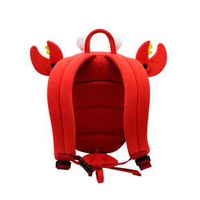 MOCHILA INFANTIL LANGOSTA – DISEÑO DIVERTIDO Y SEGURIDAD ADICIONAL