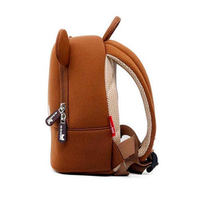 MOCHILA INFANTIL OSO PARDO 3D – IMPERMEABLE Y DIVERTIDA