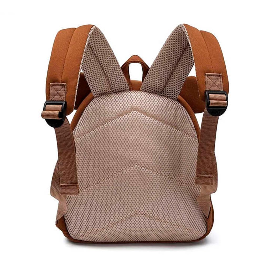 MOCHILA INFANTIL OSO PARDO 3D – IMPERMEABLE Y DIVERTIDA